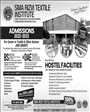 Admission notice for SMA Rizvi Textile Institute, Karachi