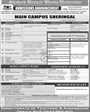 Admission notice for Shaheed Benazir Bhutto University Sheringal