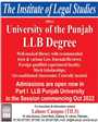 Admission notice for The Institute of Legal Studies (TILS), Lahore
