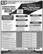 Admission notice for University of Education Township Lahore