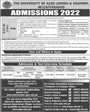 Admission notice for University Of Azad Jammu & Kashmir (Ajku) Muzaffarabad