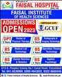Admission notice for Faisal Institute Of Health Sciences Faisalabad