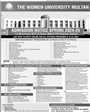 Admission notice for The Women University Multan