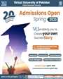 Admission notice for Virtual University