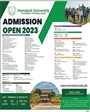 Admission notice for Hamdard University Islamabad