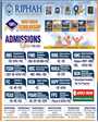 Admission notice for Riphah International University