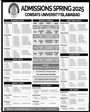 Admission notice for COMSATS Institute of Information Technology