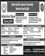 Admission notice for Mohi-Ud-Din Islamic University Nerian Sharif (Aj&K)