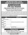 Admission notice for Iqra School and College