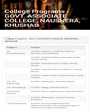 Admission notice for Govt Degree College For Women Naushera Khushab