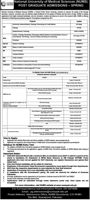 Admission notice for National University of Medical Sciences NUMS Rawalpindi