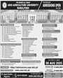 Admission notice for Arid Agriculture University, Rawalpindi