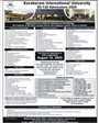 Admission notice for The Karakoram International University Gilgit