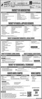 Admission notice for The University Of Poonch Rawalakot (Upr)