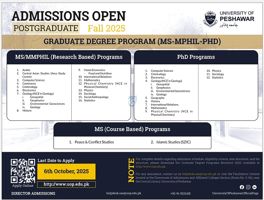 Admission notice for Govt College GC University Hyderabad GCUH