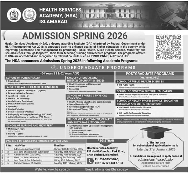 Admission notice for Balochistan University Of Information Technology & Management Sciences (BUITEMS) Quetta