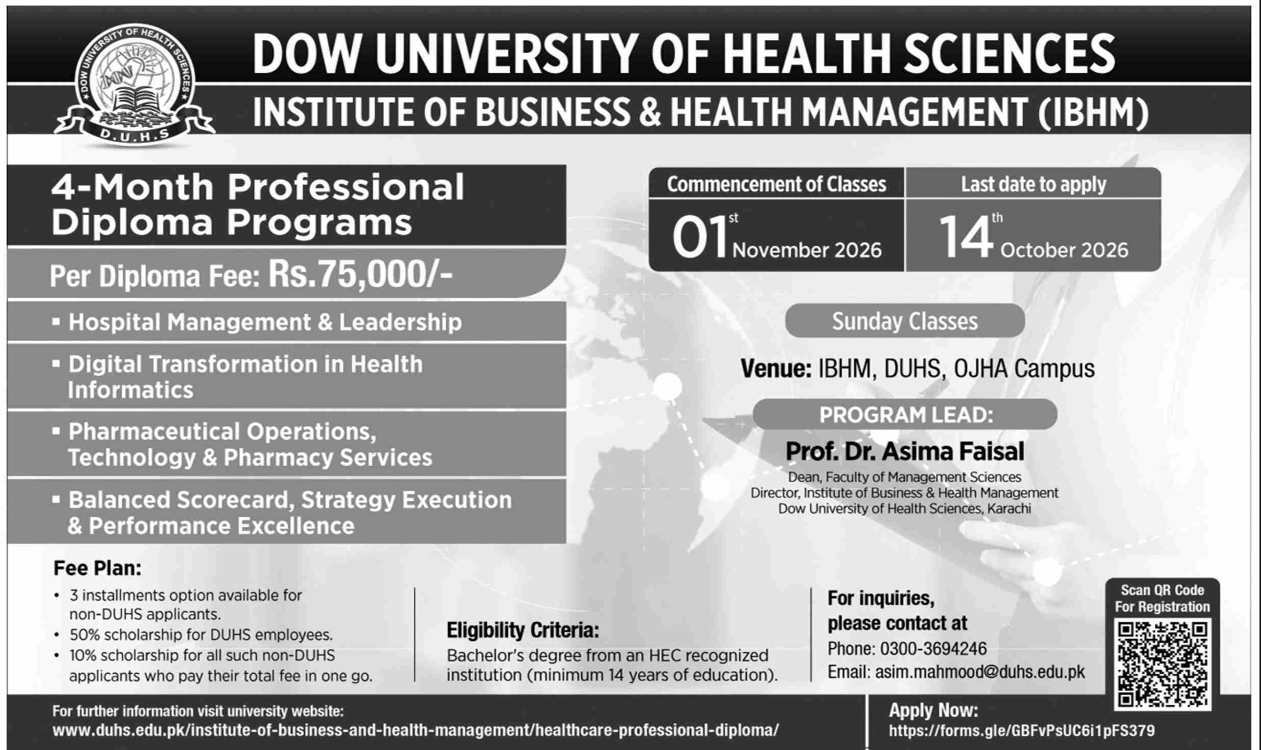 Admission notice for Pakistan Navy Engineering College